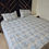Thumbnail: Blue Floral Handblock Double Bedsheet