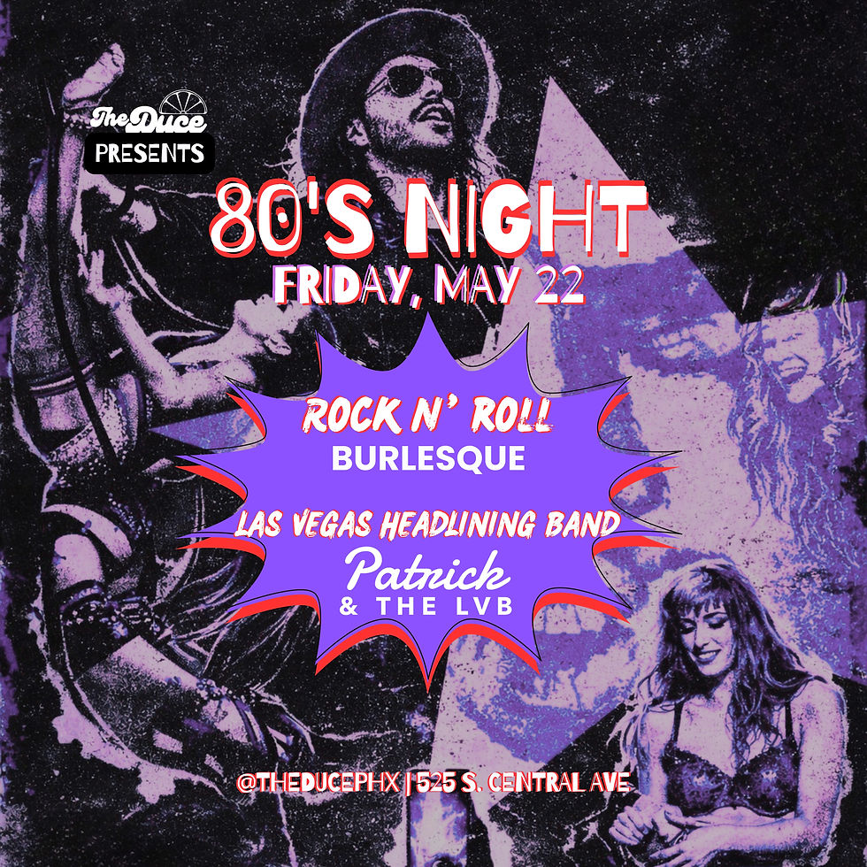 80's Night: Big Hair, Bigger Energy.