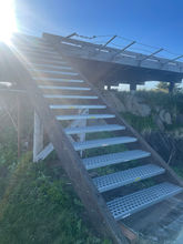 Repairs - Completed helicopter pad stairway.JPEG