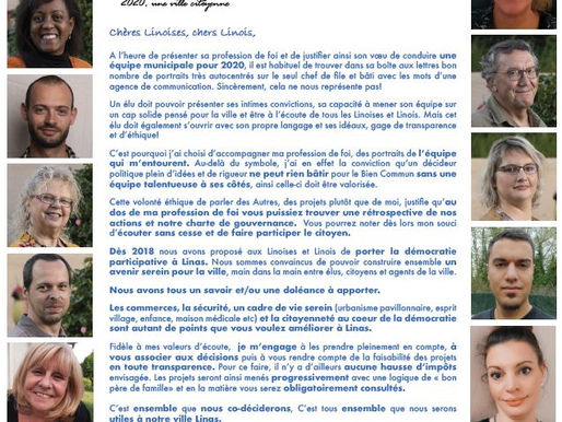 PROFESSION DE FOI ACTUELLEMENT EN COURS DE DISTRIBUTION