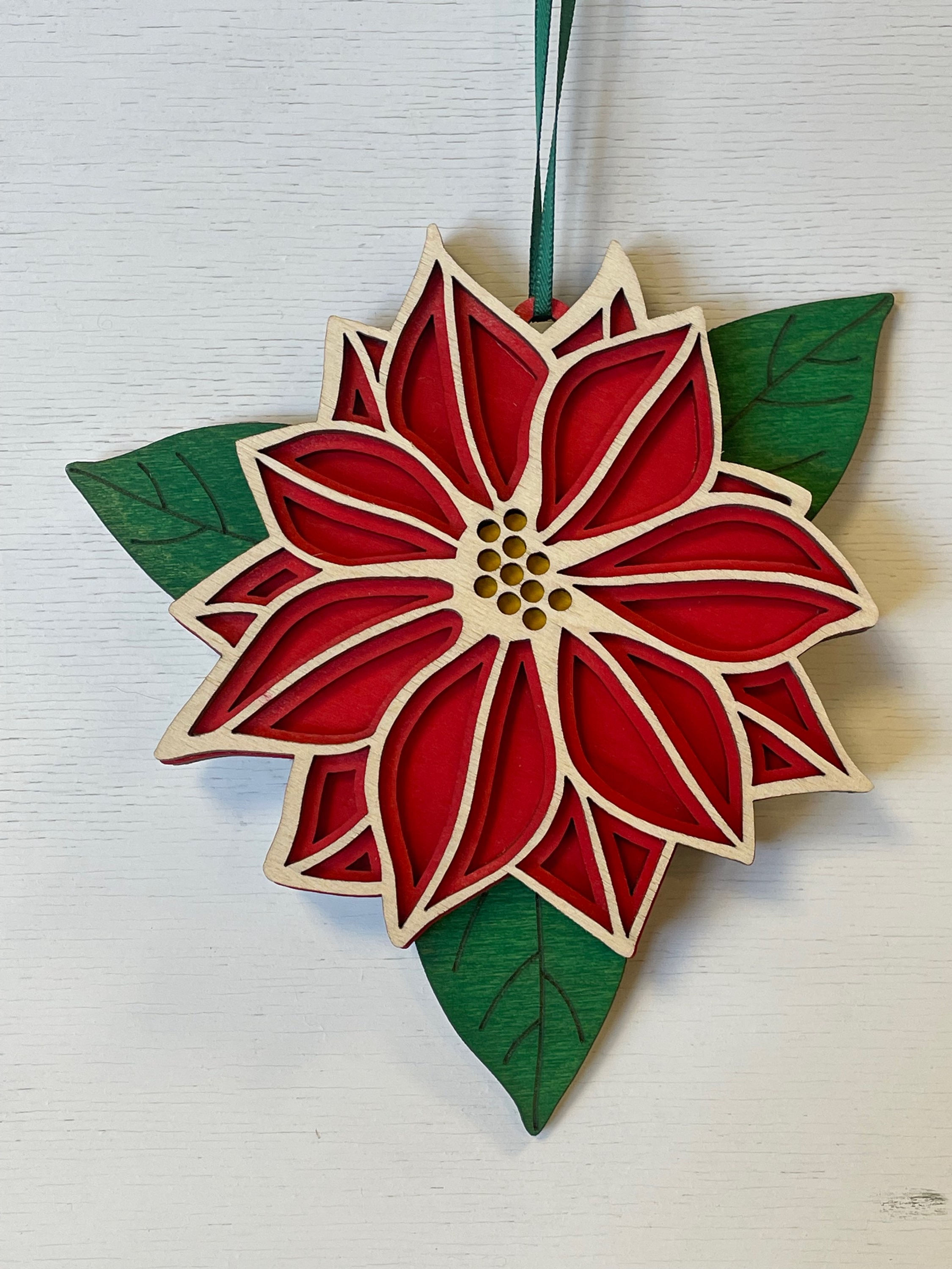 Poinsettia Ornament
