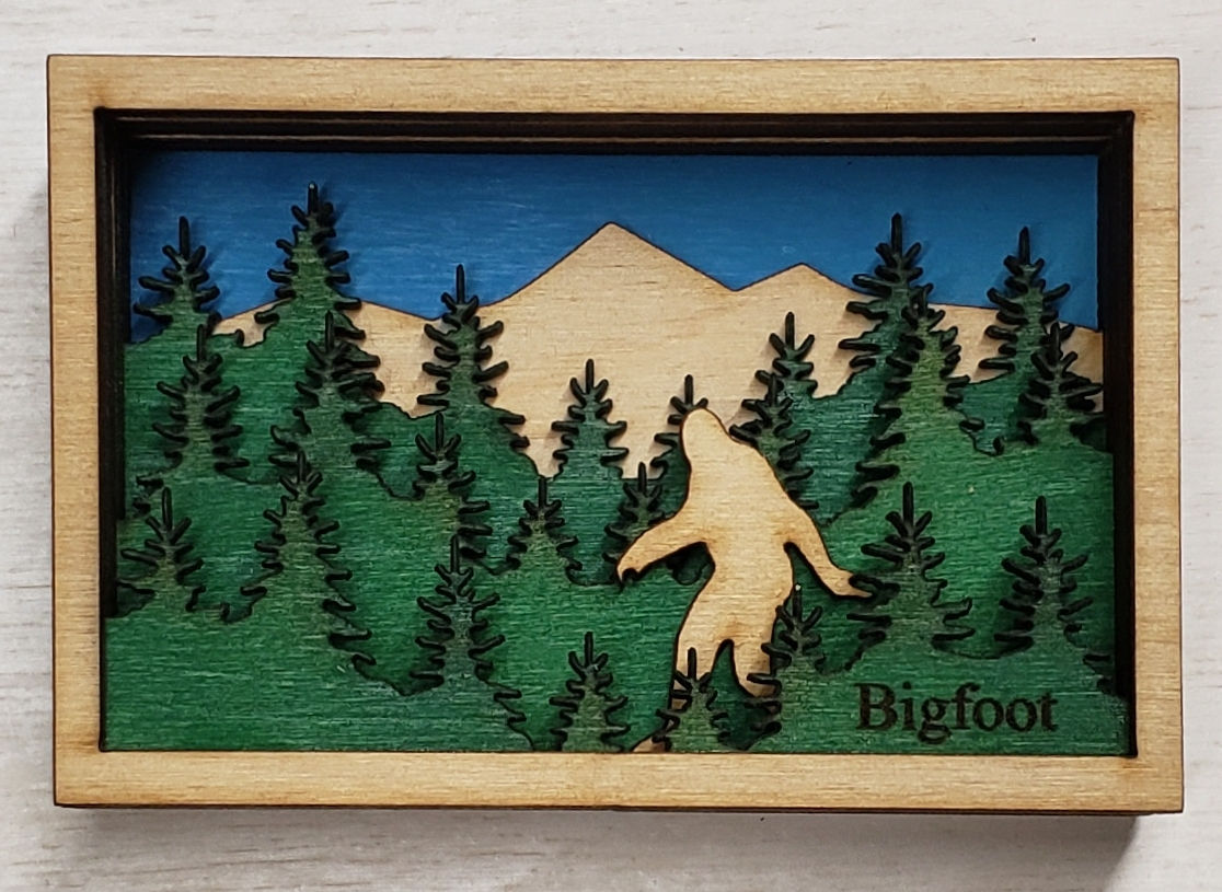 Bigfoot Shadow Box