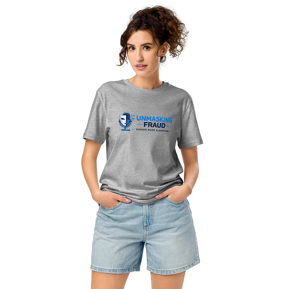 Thumbnail: Unmasking Fraud Unisex organic mid-light t-shirt