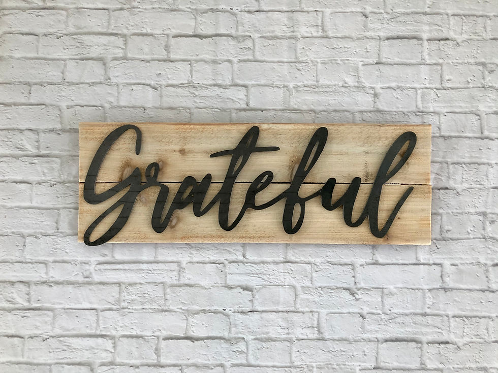 Thumbnail: Grateful Metal Script Sign