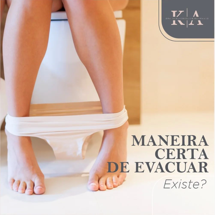 Existe maneira certa de evacuar?