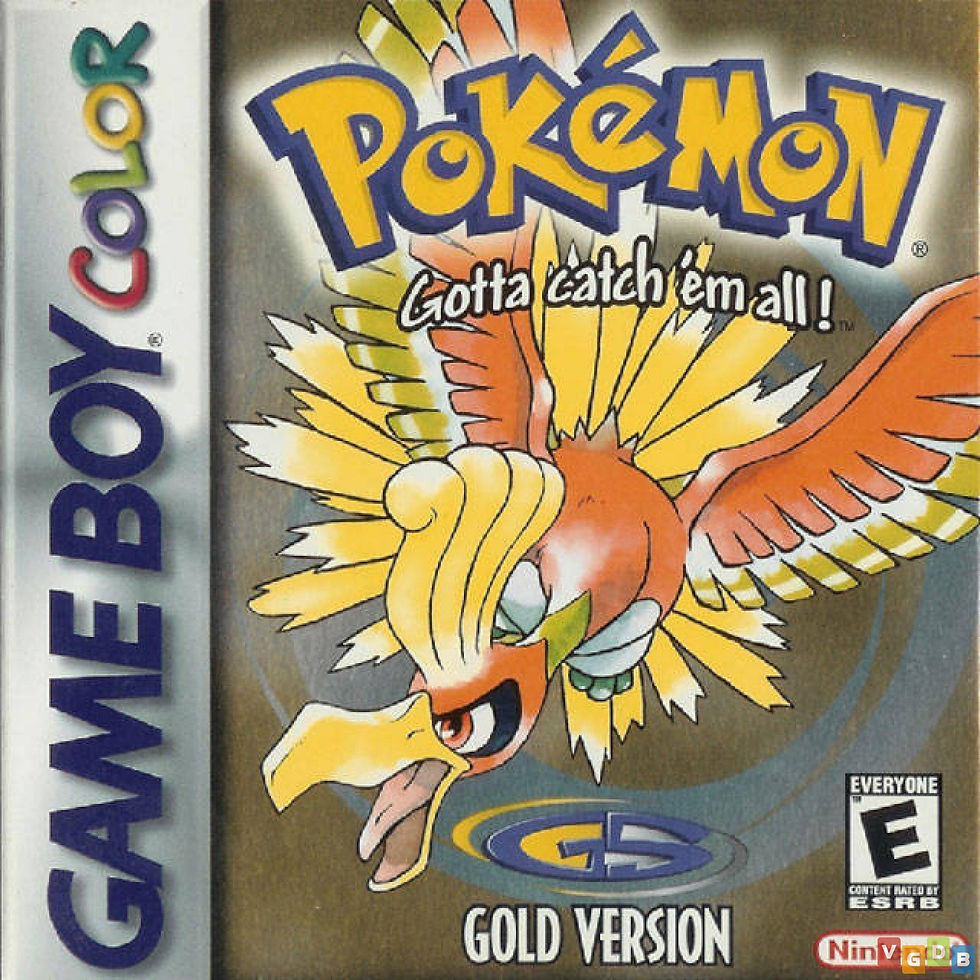 Pokémon Gold, um jogo que Kasey guarda no coração