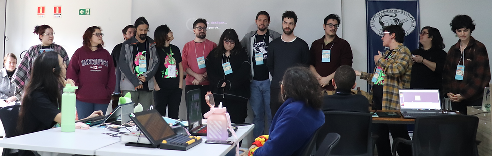 Time de mentores da Jam e parte da organização