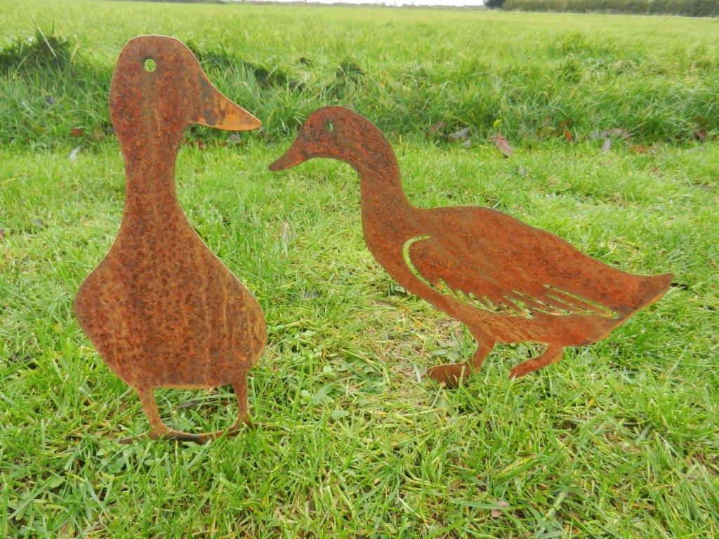 Rusty Metal Duck