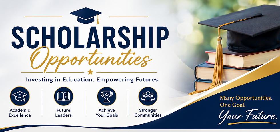 Scholarship opportunities for a bright f
