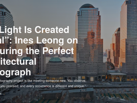 Ines Leong@L-INES Interview w/ Architizer