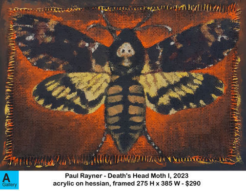 Paul Rayner - Death's Head Moth I, 2023