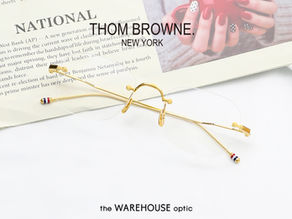 Thom Browne【近年大熱無框眼鏡|歡迎自訂形狀】‘UES-961’