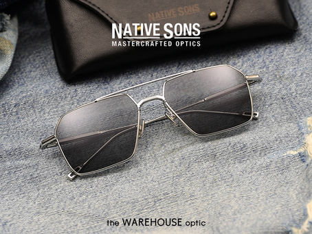 NATIVE SONS 【鑽石幾何飛行員眼鏡】'Remm 51mm'