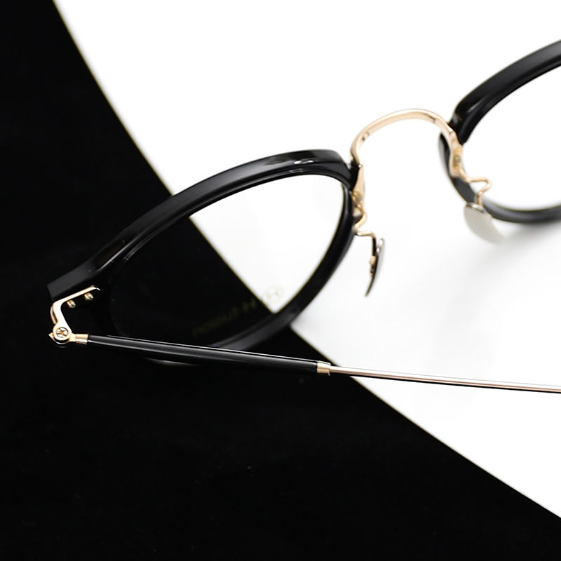 縮圖：HF-136 # 01 black / gold, SIZE: 47-21