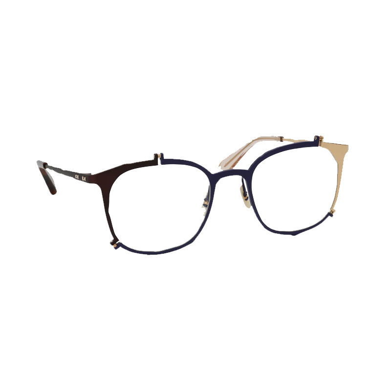 縮圖：MM-0047 No.3 Brown - Navy - Gold, SIZE:52-21-140