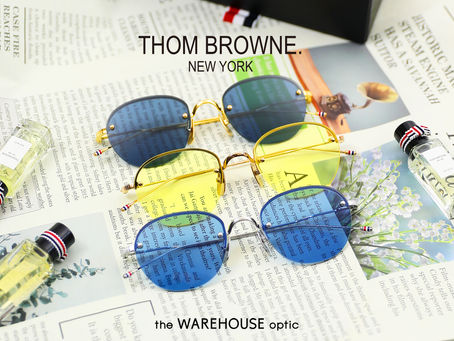 Thom Browne【THOM BROWNE 大玩淺色鏡片潮流】‘UES-959’