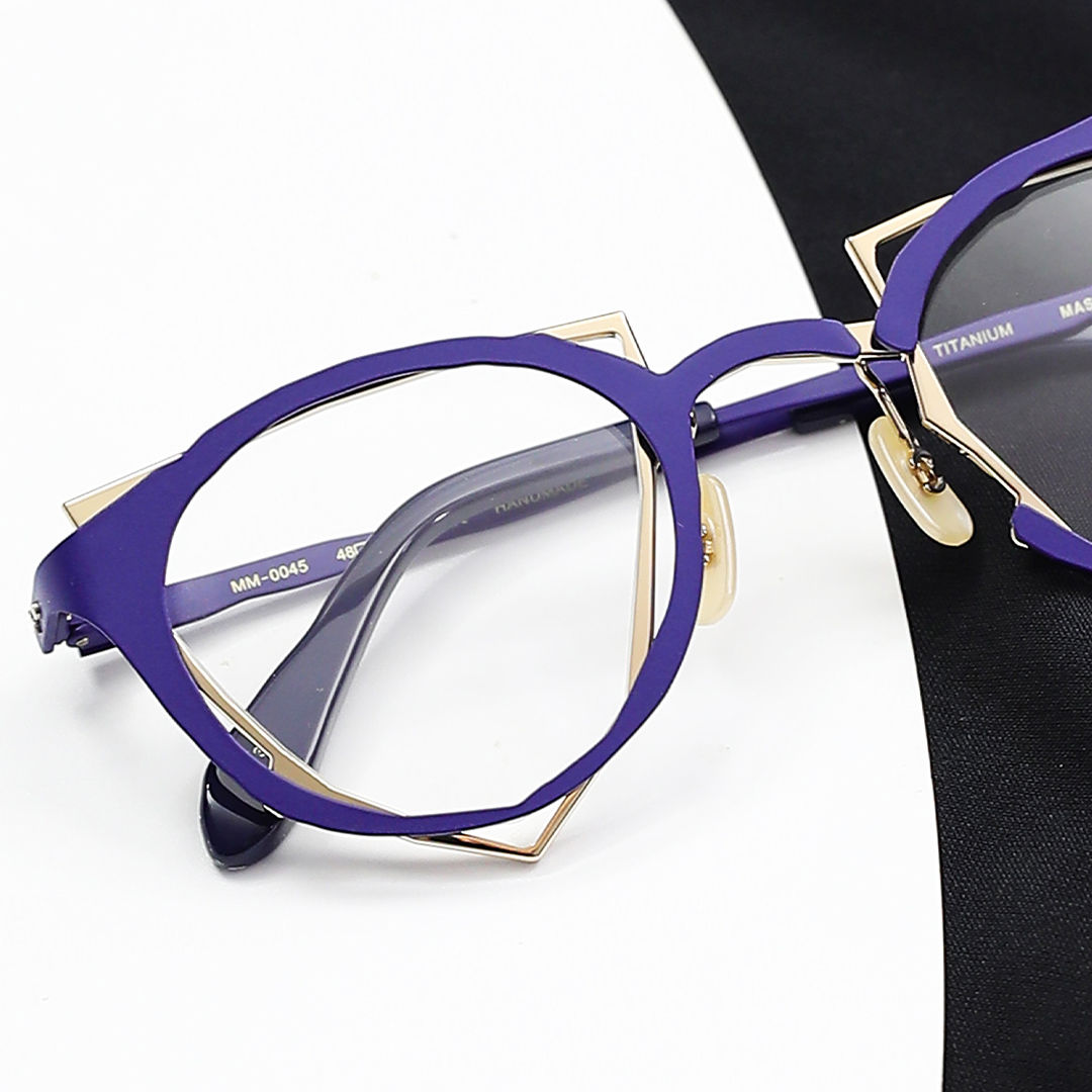 MM-0045 No.03 Blue x Gold , SIZE: 48-26-140