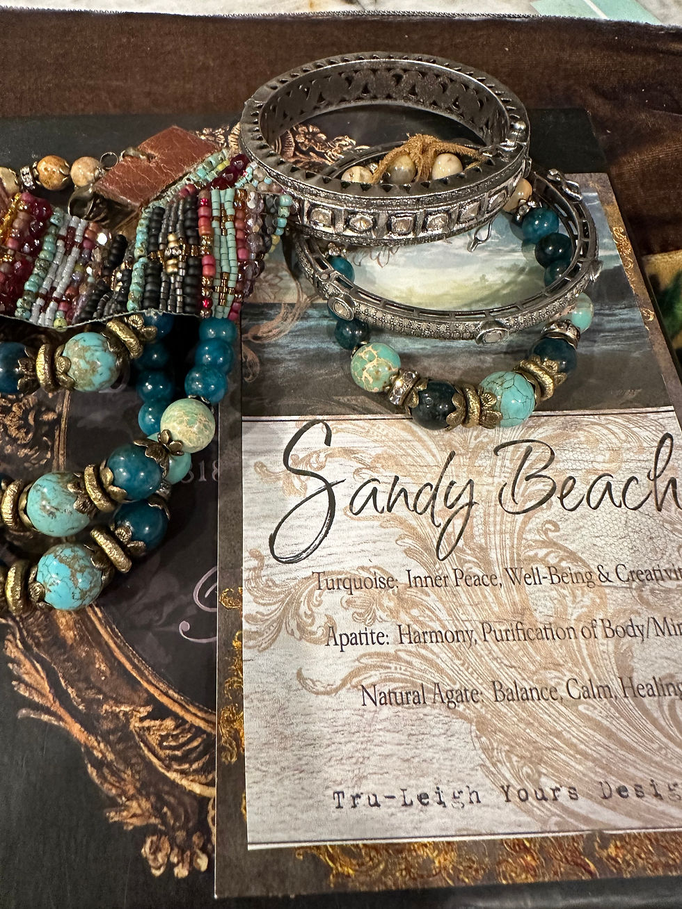 Thumbnail: Sandy Beach - Stone Bracelet