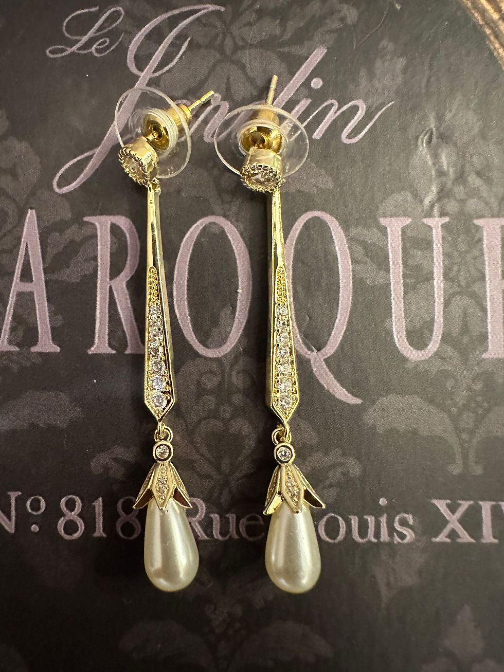 Thumbnail: "Flower Drops" Earrings - Dusk Collection