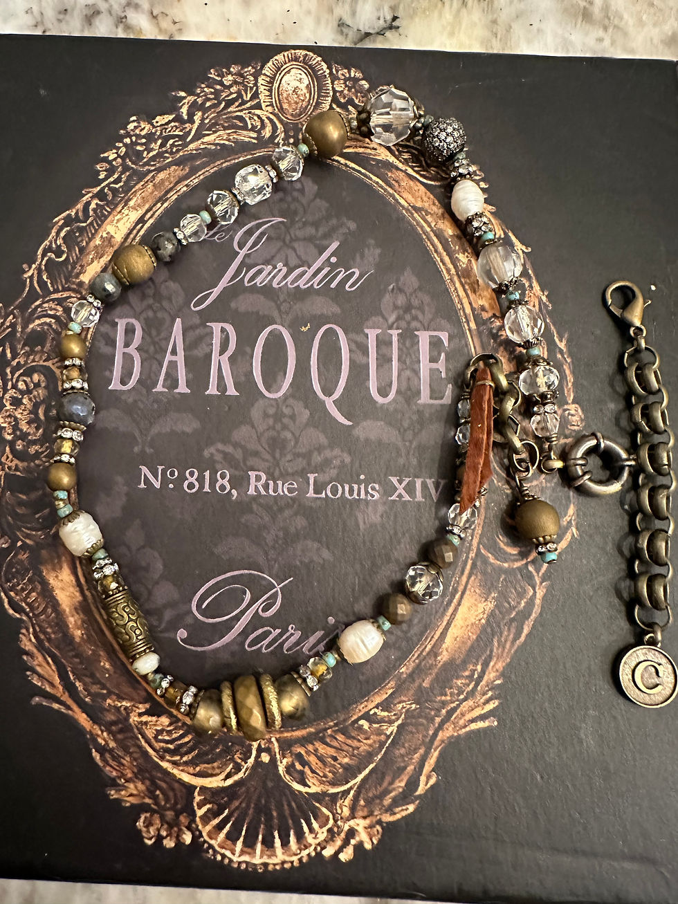 Thumbnail: Crystal Clarity:  Double Wrap Bracelet - or - Necklace