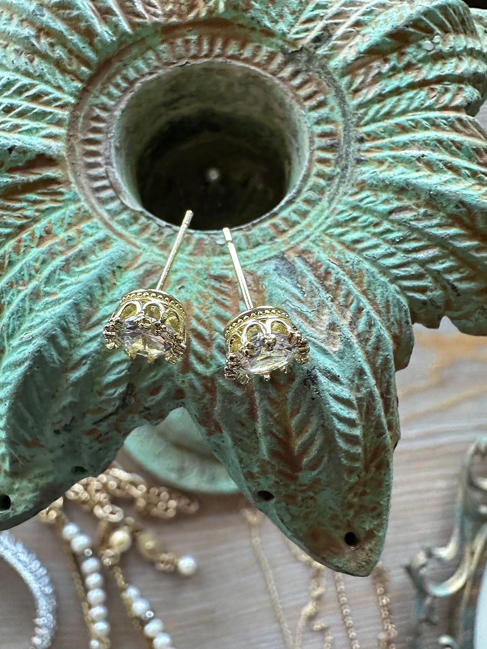 Thumbnail: Earrings - Straighten Your Crown:  Dusk Collection