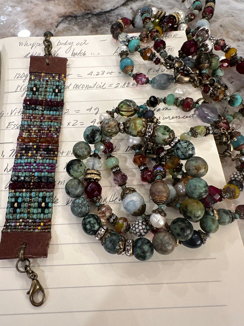 Thumbnail: Starry Night - Loomed Bracelet