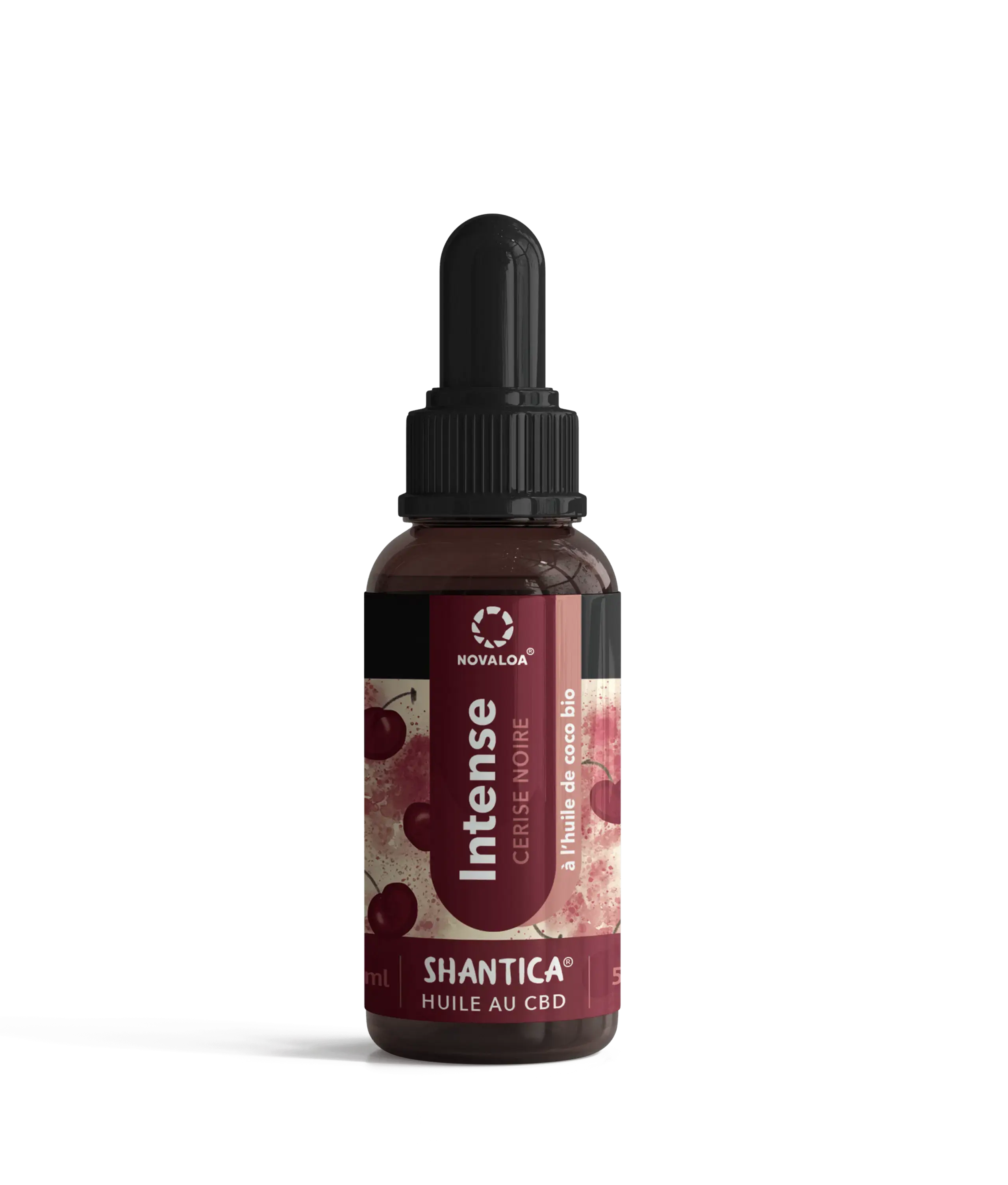 Huile CBD l’intense Spectre complet 50% parfum cerise noir