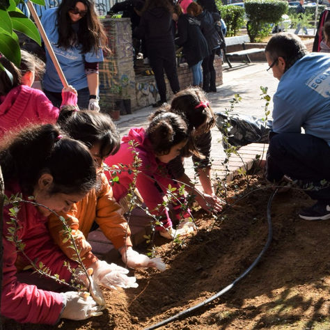 Δράση στον πεζόδρομο του 11ου Δημοτικού σχολείου Νίκαιας
