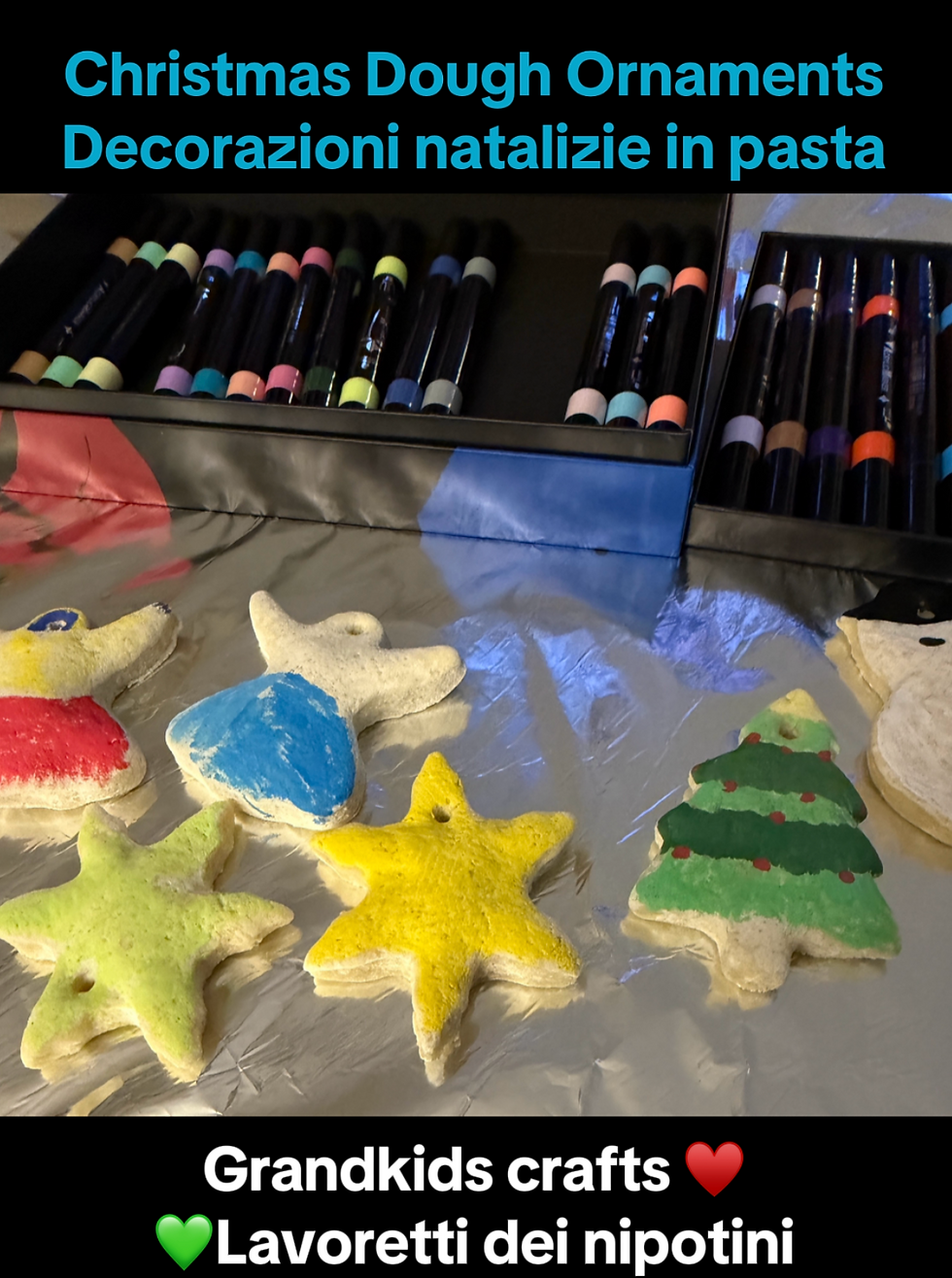 Christmas Dough Ornaments – Decorazioi natalizie in Pasta