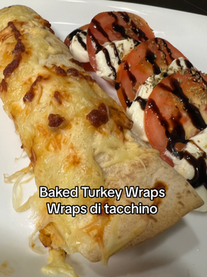 Baked Turkey Wraps – Wraps di Tacchino