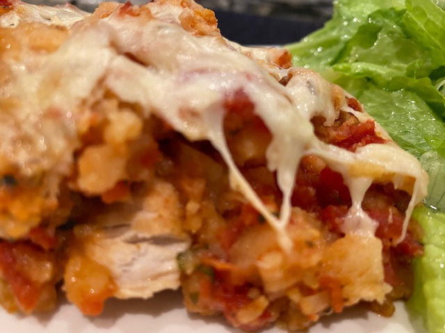 Flavourful bruschetta bake