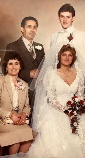 Zia Nina at my wedding