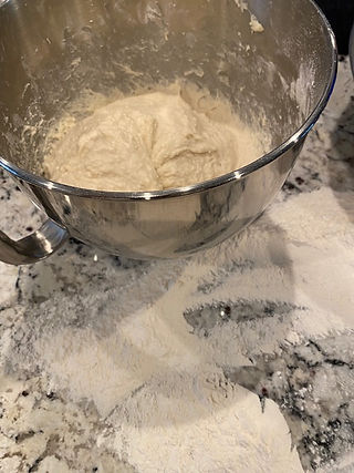 Ready to hand knead dough