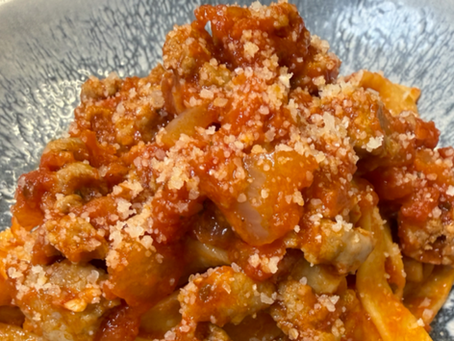 Sausage Tagliatelle – Tagliatelle alla Salsiccia