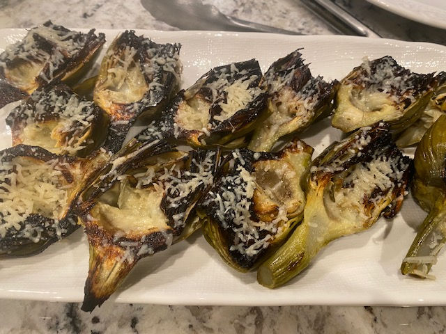 Served on platter