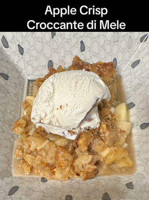 Apple Crisp - Croccante di Mele
