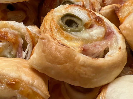 Ham and Cheese Rolls - Involtini di Prosciutto e Formaggio