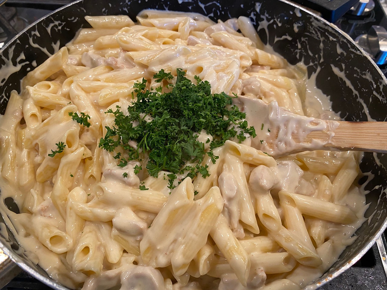 Stir in parsley