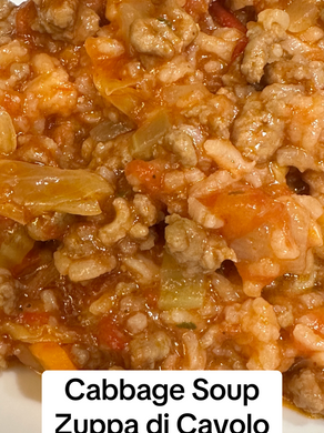 Cabbage Soup – Zuppa di Cavolo