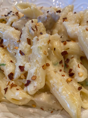 Turkey Pasta Alfredo