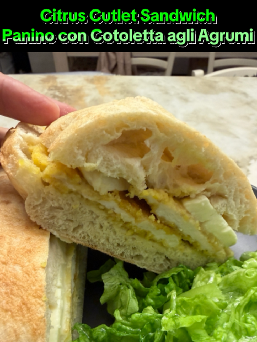 Citrus Cutlet Sandwich – Panino con Cotoletta agli Agrumi