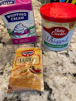 Ingredients for cream