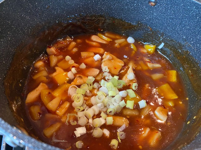Stir in onions