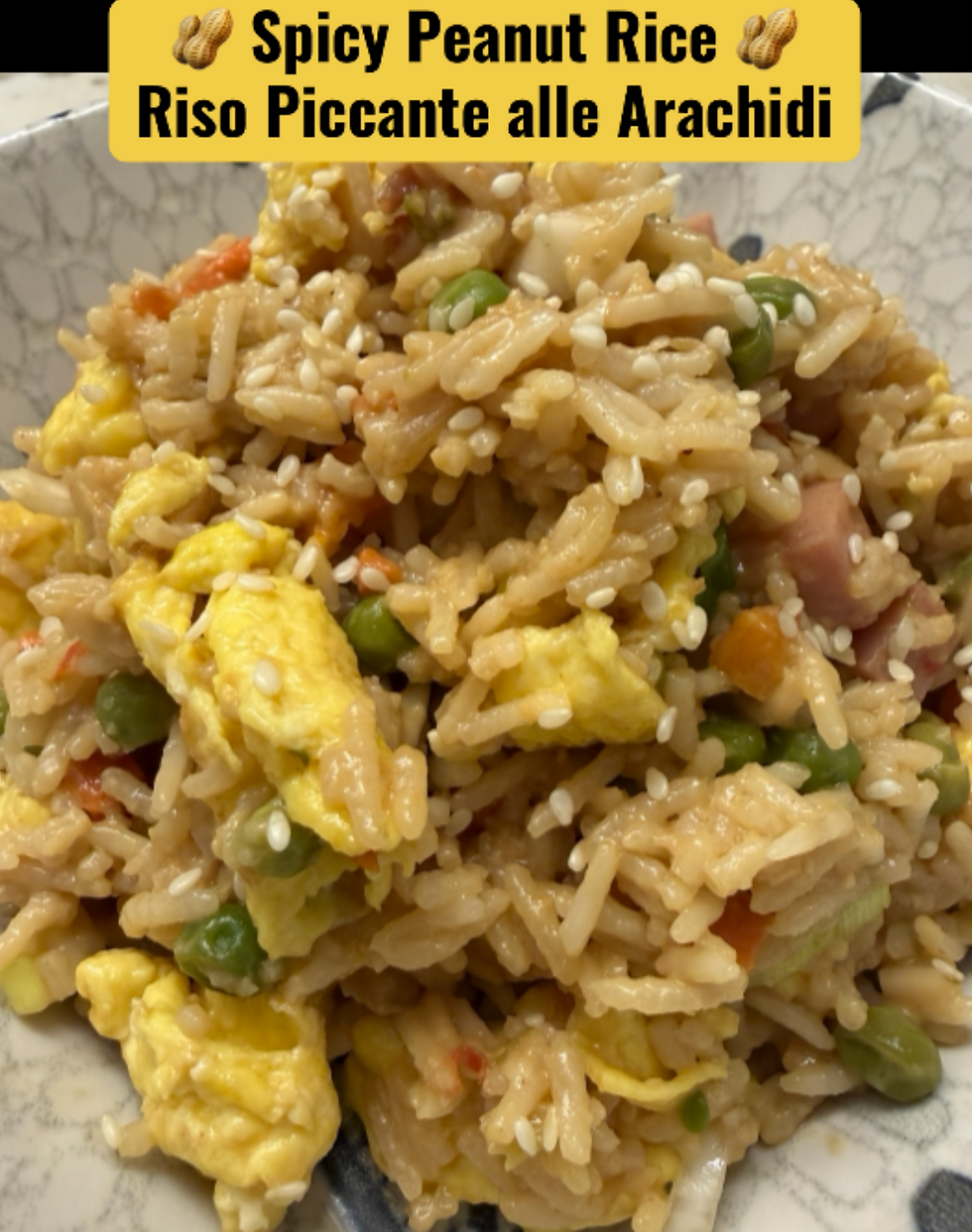Spicy Peanut Rice – Riso Piccante alle Arachidi