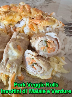 Pork Veggie Rolls – Involtini di Maiale e Verdure