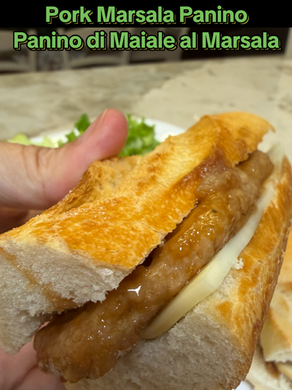 Pork Marsala Panino – Panino di Maiale al Marsala