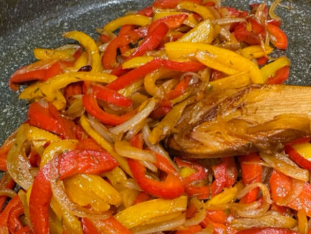 Caramelized Peppers & Onions - Peperoni e Cipolle Caramellate