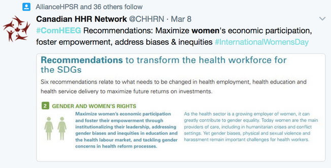 Advancing health labour market data, analysis and tracking: The Importance of Gender-Disaggregated D