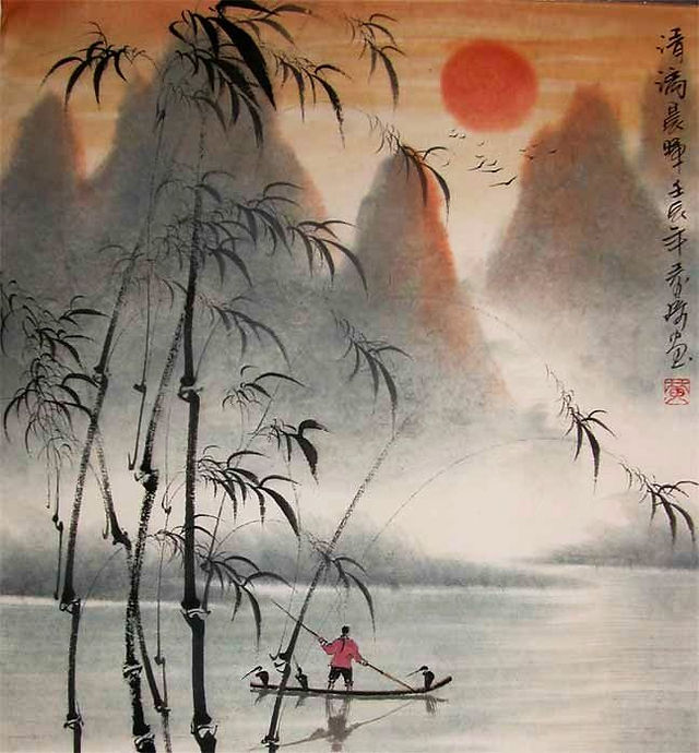 illustration sumie