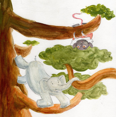 monkey illustration character